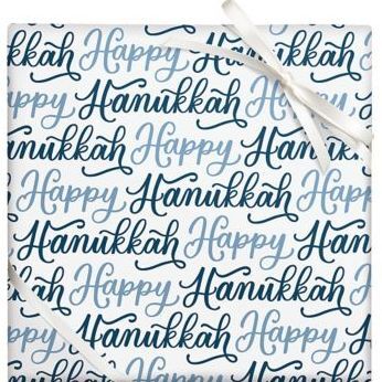 Happy Hanukkah Wrapping Paper