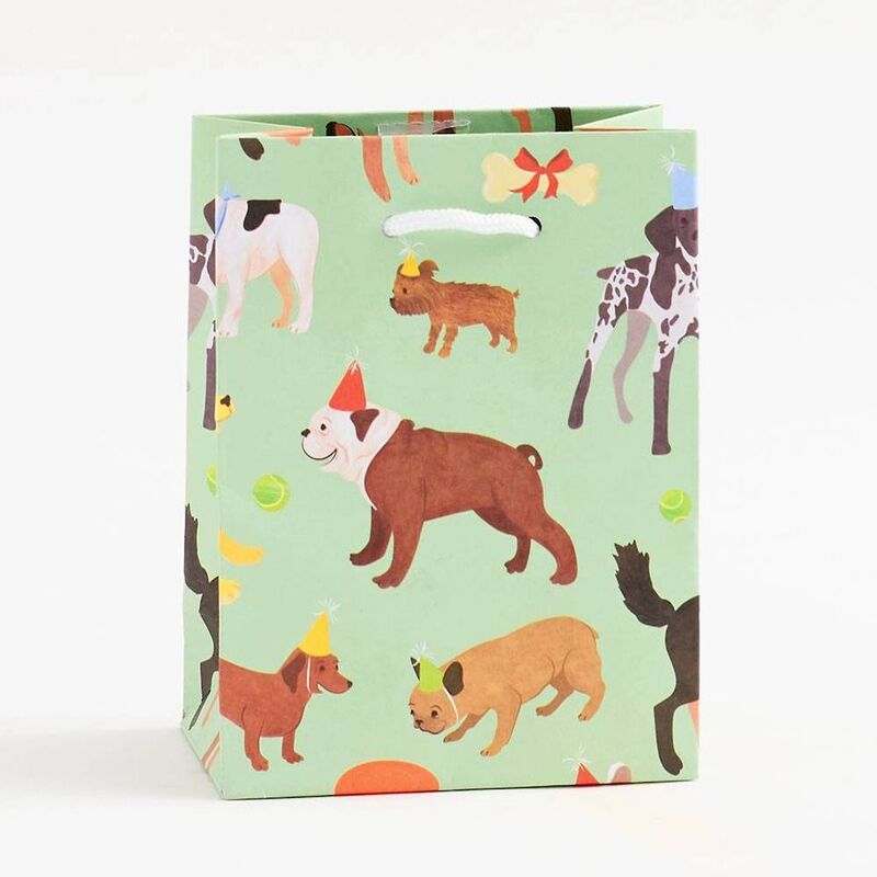 Small Birthday Dogs Gift Bag