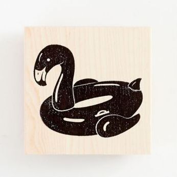 Flamingo Pool Float Stamp