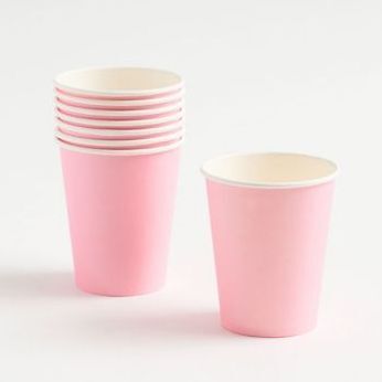 Blush Paper Cups