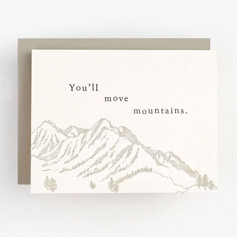 Move Mountains Graduation Card