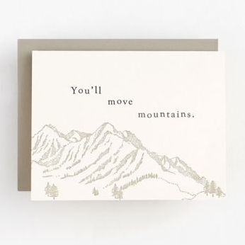Move Mountains Graduation Card
