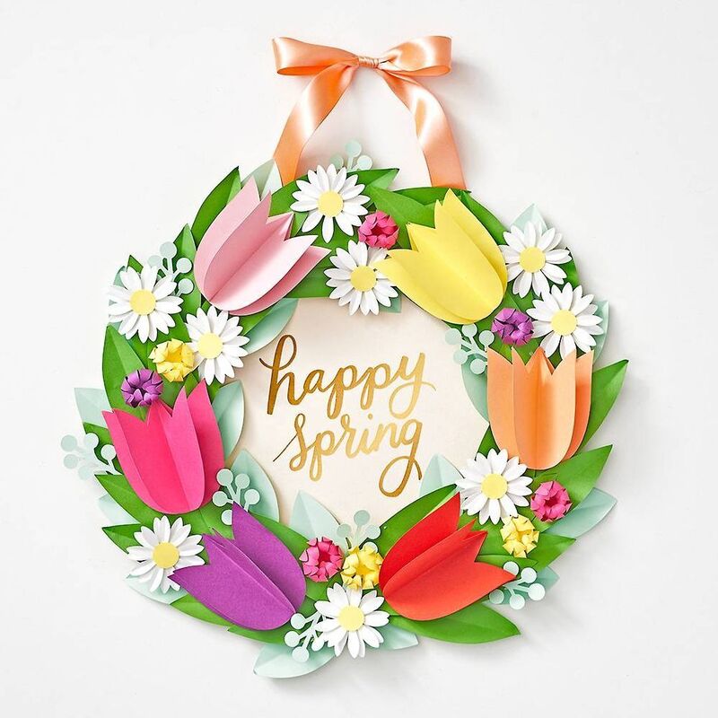 Tulip Spring Wreath Kit