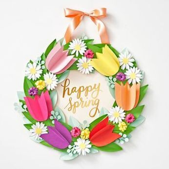 Tulip Spring Wreath Kit