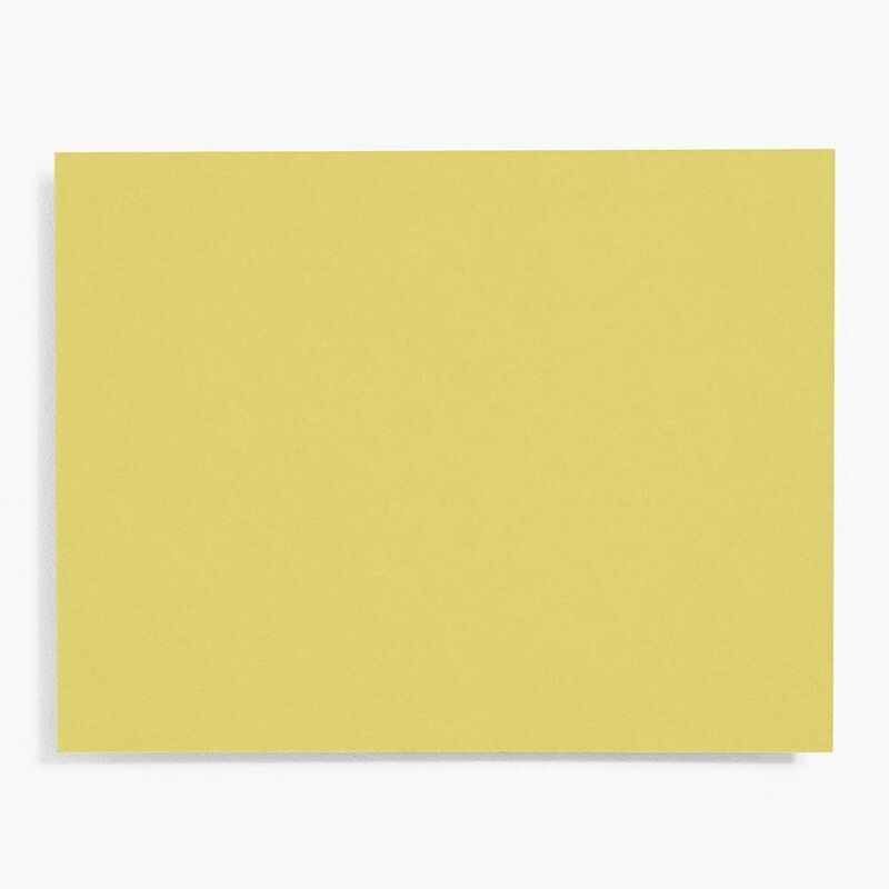A2 Chartreuse Note Cards
