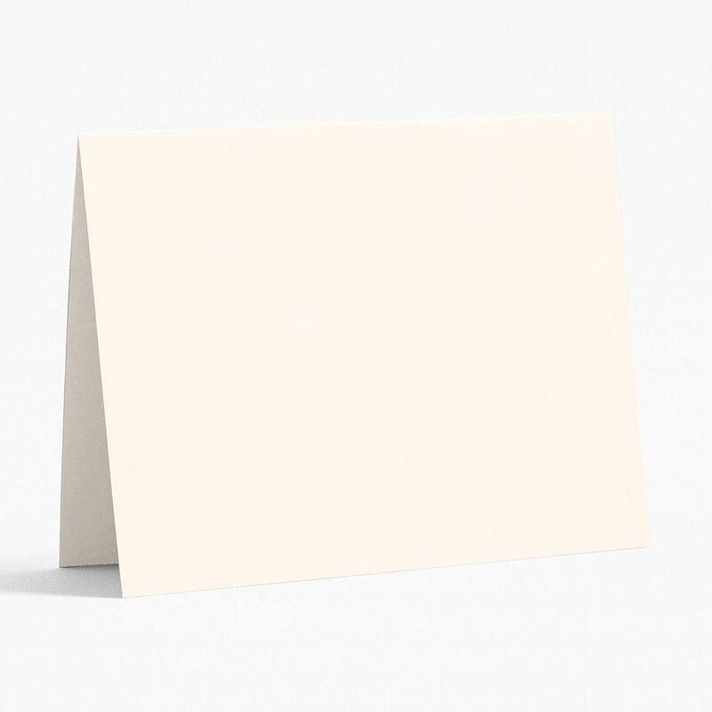 5.5" Square Superfine Soft White Folded Cards