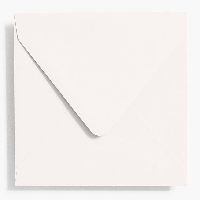 6.5" Square Superfine White Envelopes