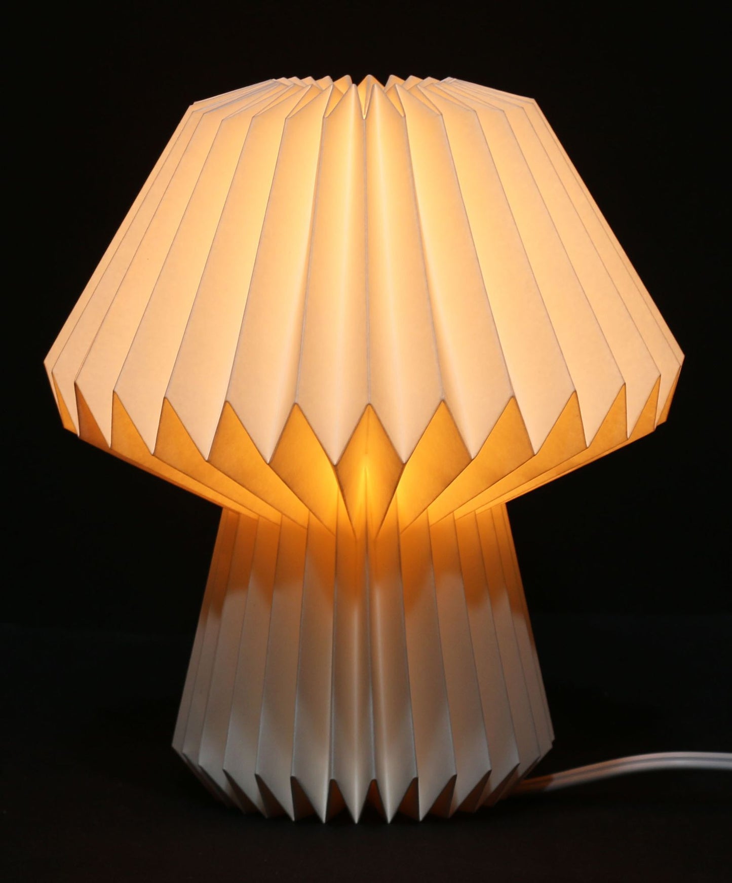 Pleated Paper Table Lamp