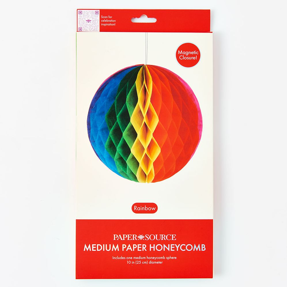 Rainbow Honeycomb Med, Sphere