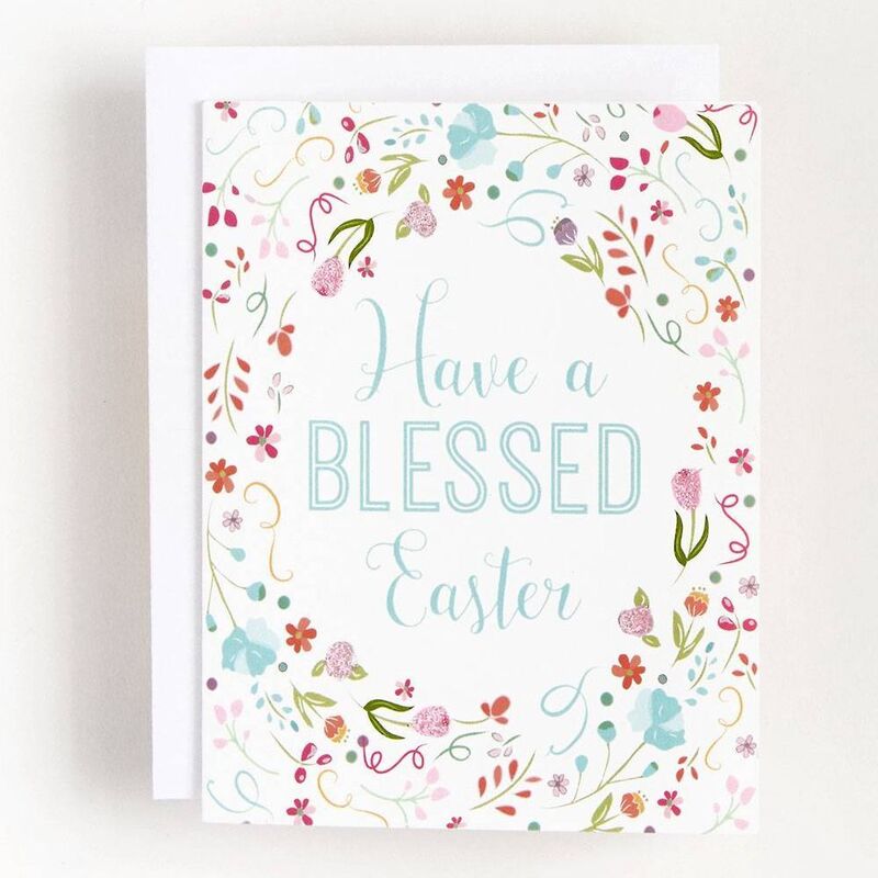 Blessed Easter Greeting Card