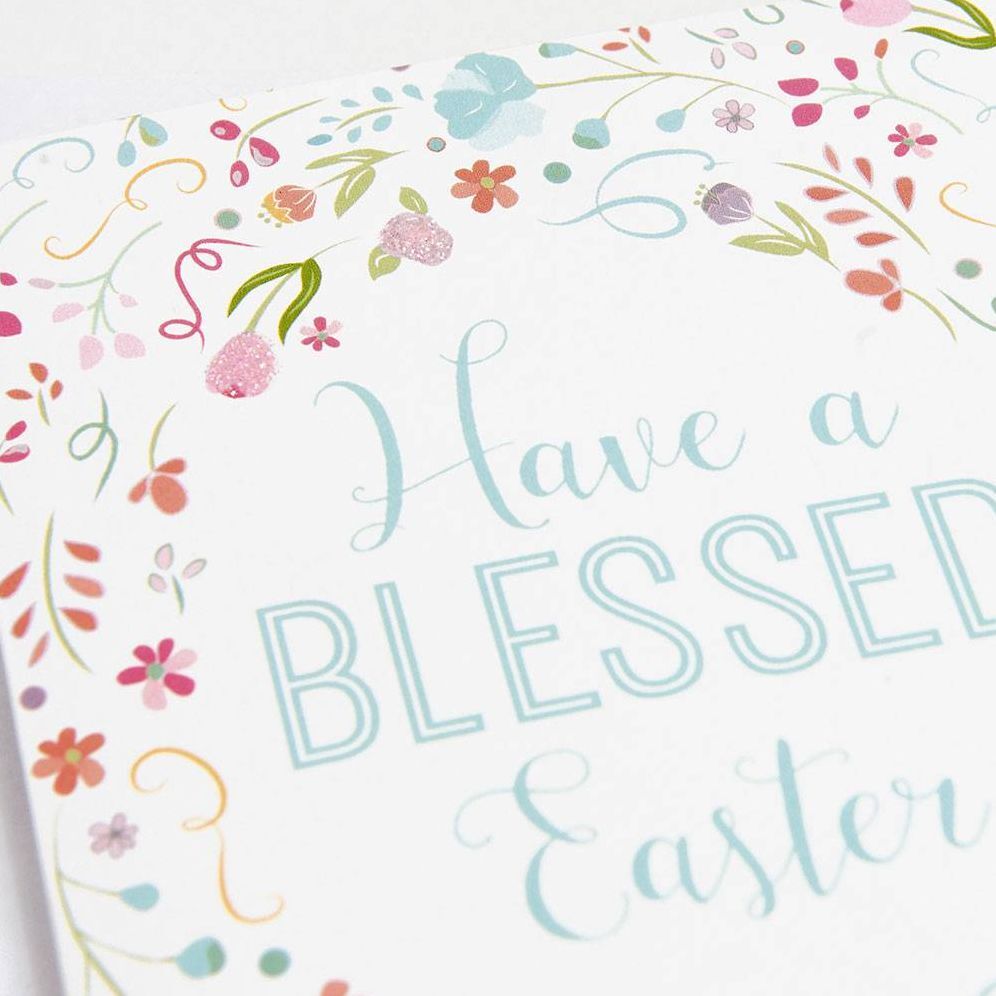 Blessed Easter Greeting Card
