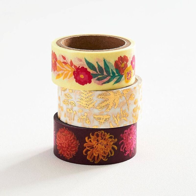Fall Mini Floral Washi Tape