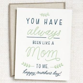 Like A Mom To Me Mother's Day Card