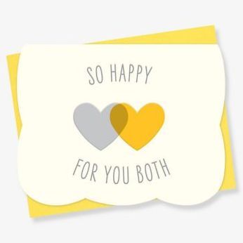 So Happy for You Both Wedding Card