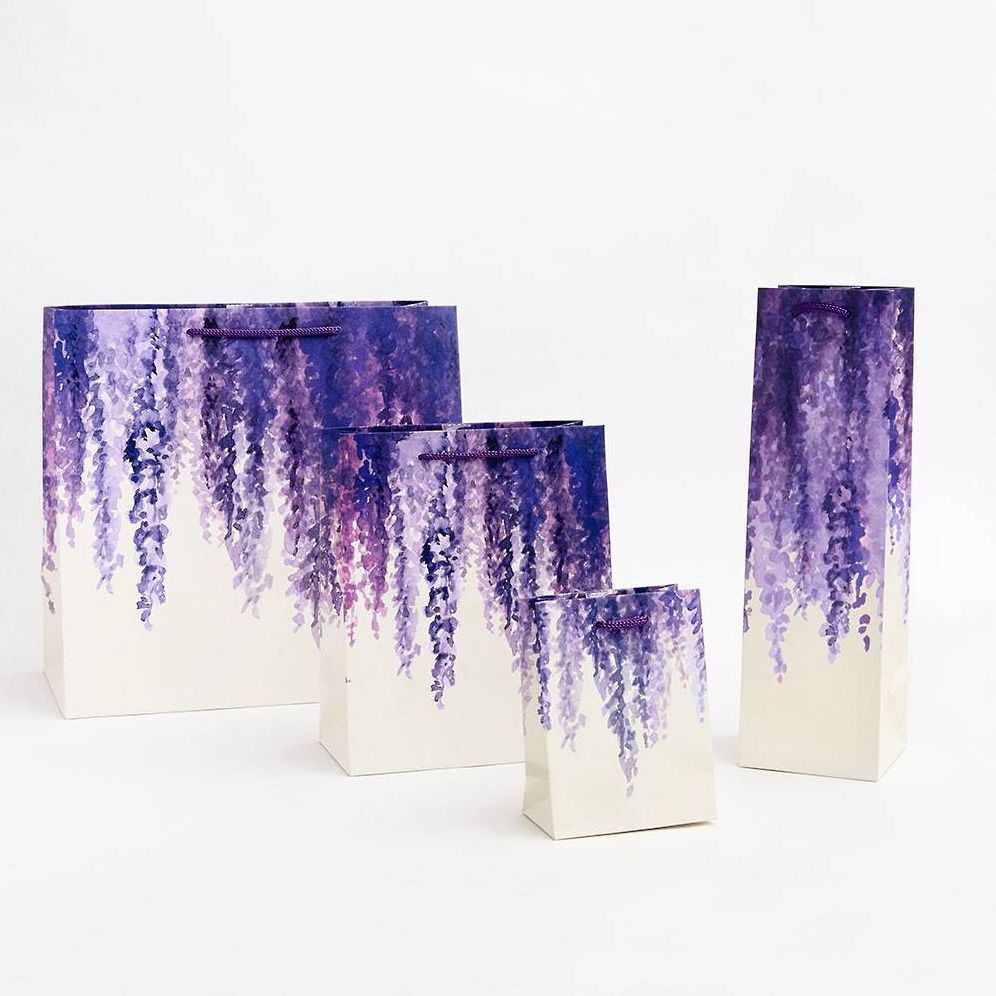 Large Lavender Wisteria Gift Bag