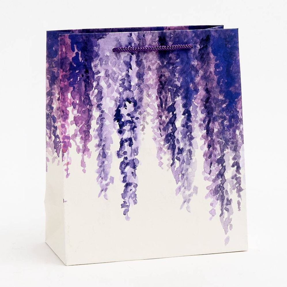 Medium Lavender Wisteria Gift Bag