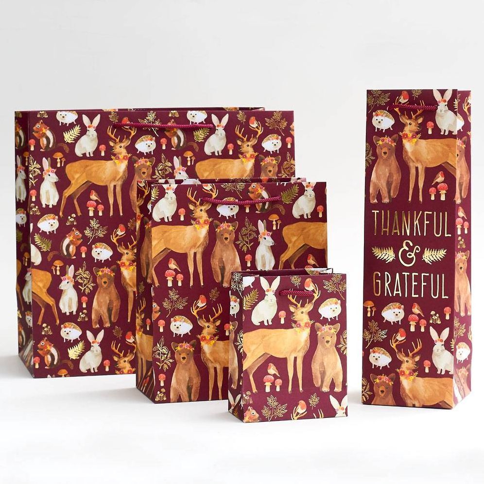 Woodland Critters Wine Bag