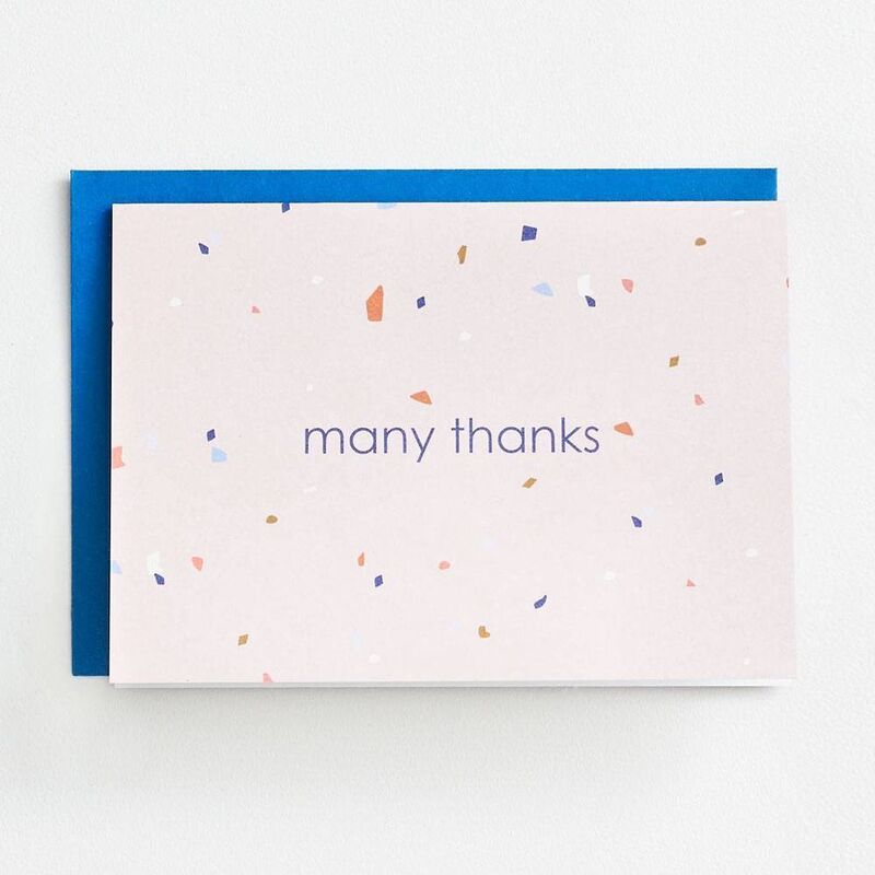 Terrazzo Thank You Card