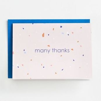 Terrazzo Thank You Card