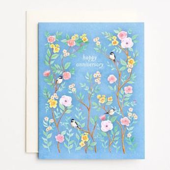 Chinoiserie Anniversary Card
