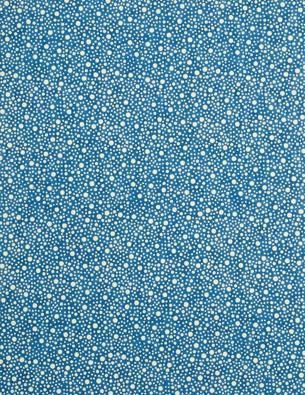 Yuzen White Dots on Lake Handmade Paper