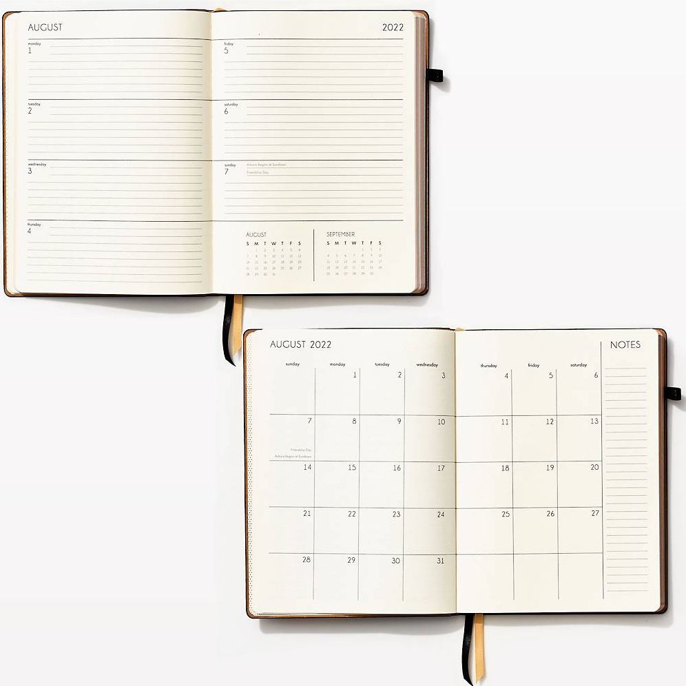 2023 Chicago Ave Luxe - Floral Black LRG WKLY Planner