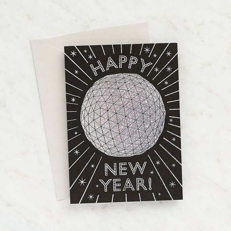 Ball Drop New Year's Card