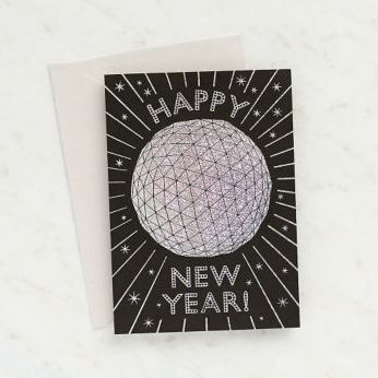Ball Drop New Year's Card