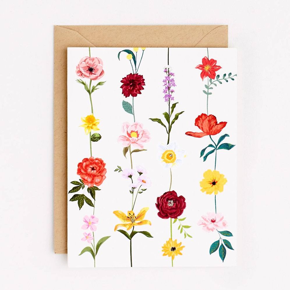 Assorted Bright Floral Stationery Set