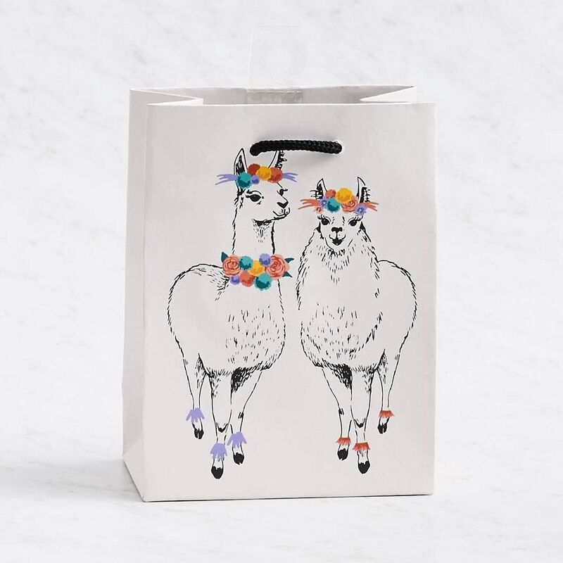 Floral Llama Small Bag