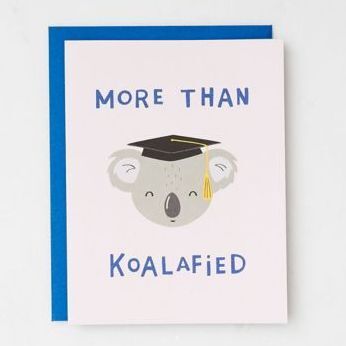 Koalified Graduation Card