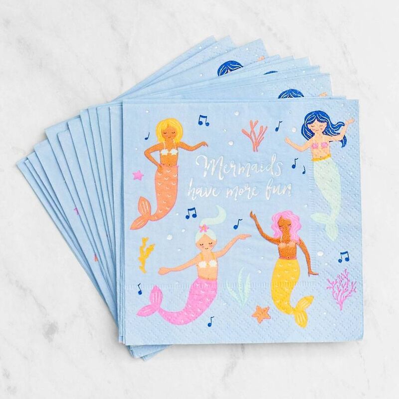 Mermaid Cocktail Napkins