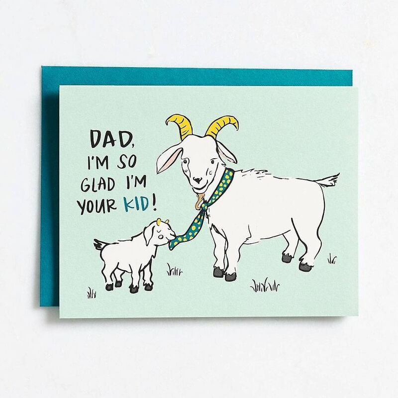 Goats Father's Day Card