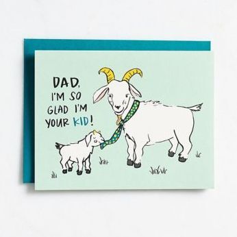 Goats Father's Day Card