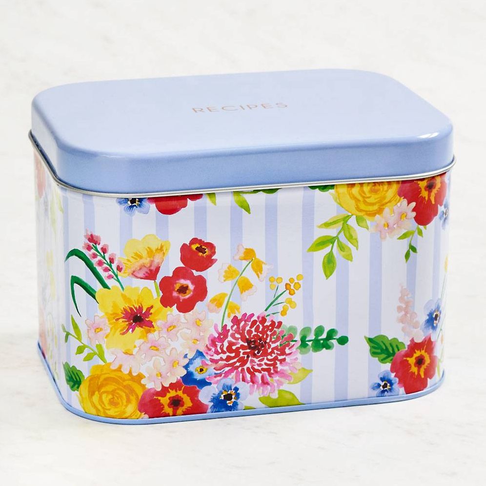 Floral Recipe Box