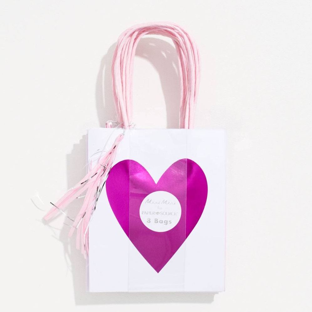 Foil Heart Party Bags