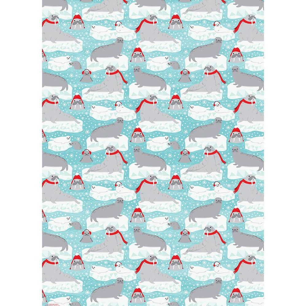 Arctic Critters Wrapping Paper
