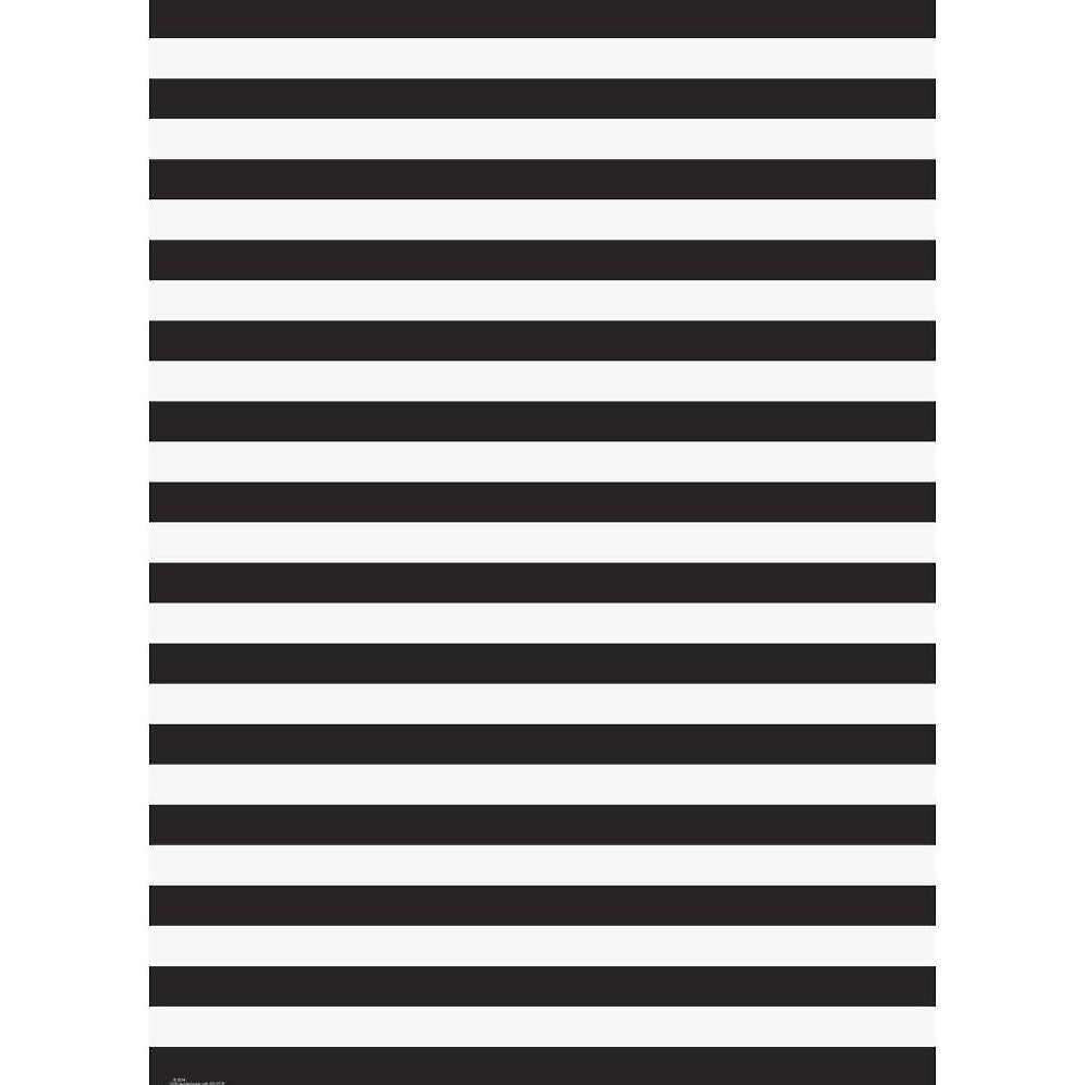 Black & White Stripe Flat Wrap