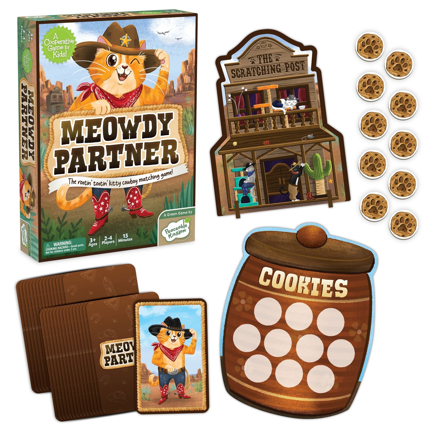 Meowdy Partner by Peaceable Kingdom