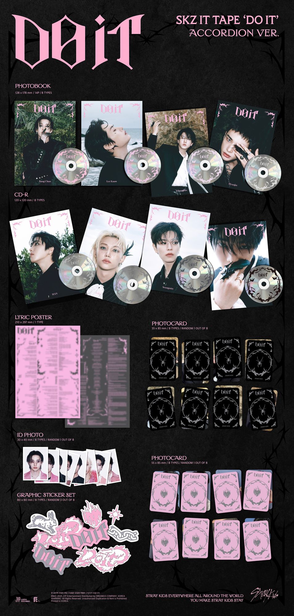 Skz It Tape 'Do It' (Accordion) (Stray Kids)
