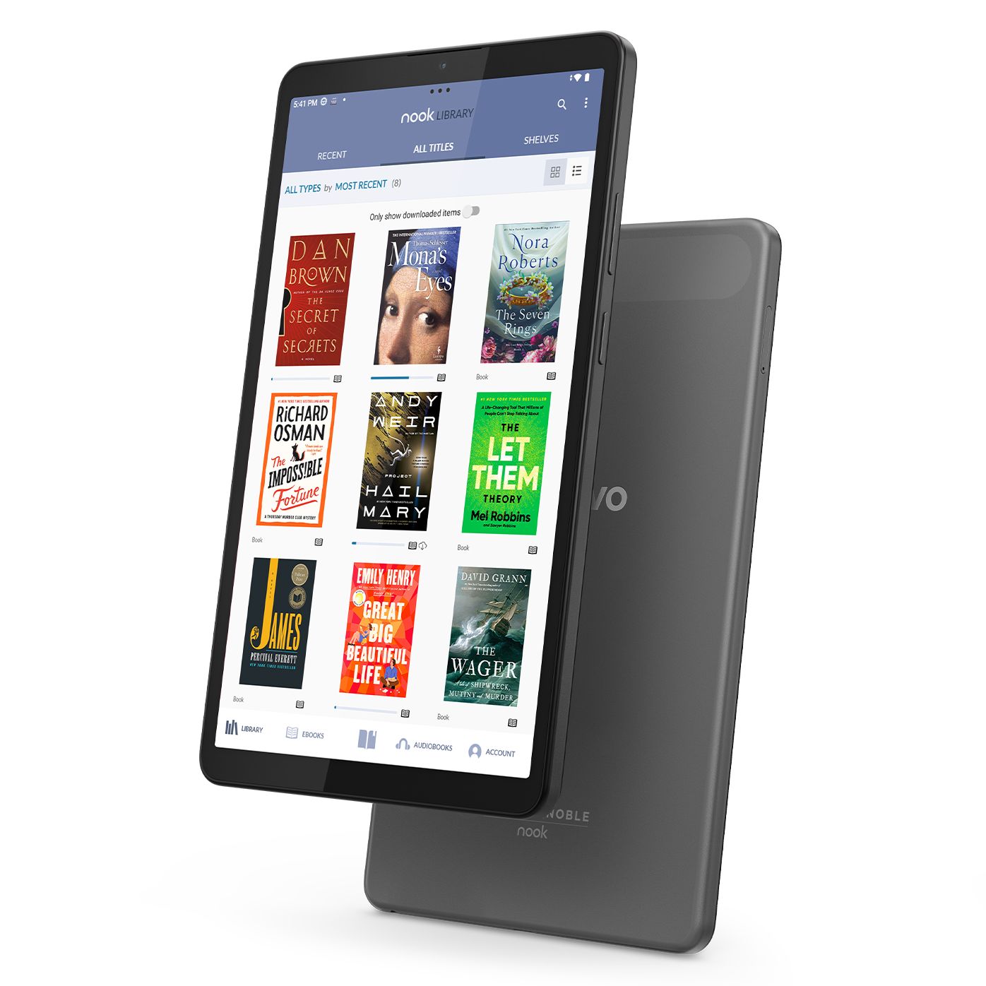 NOOK Reading Tablet 8.7 Luna Grey