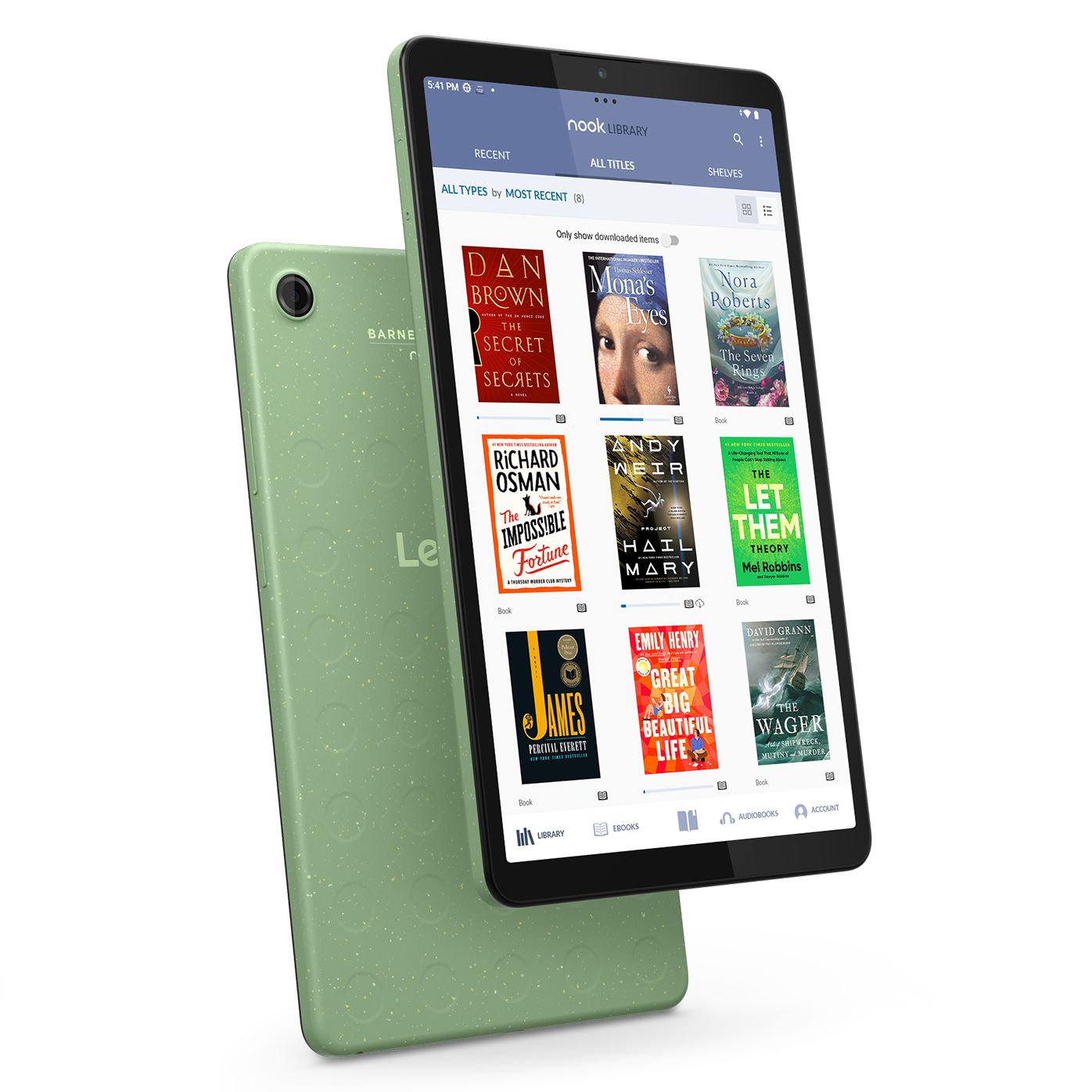 NOOK Reading Tablet 8.7 Seafoam Green