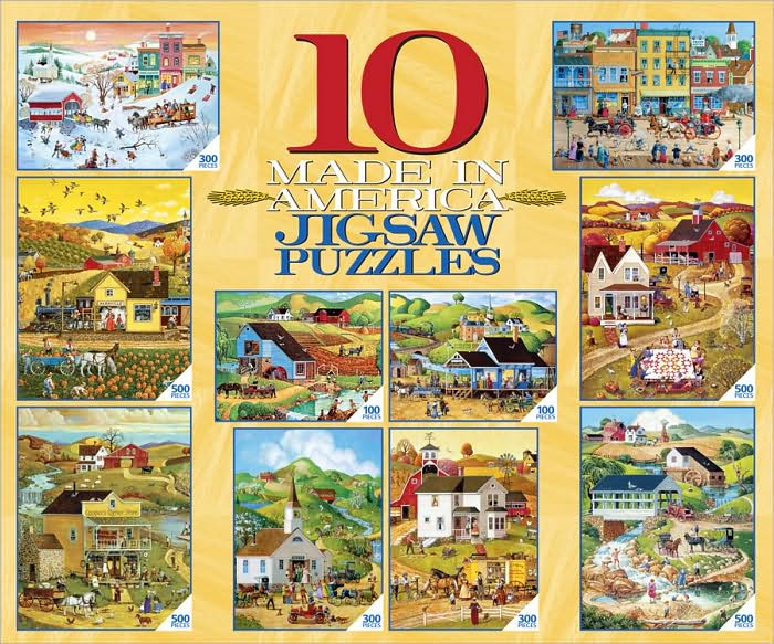 Made In America Deluxe 10 in 1 Puzzle Set