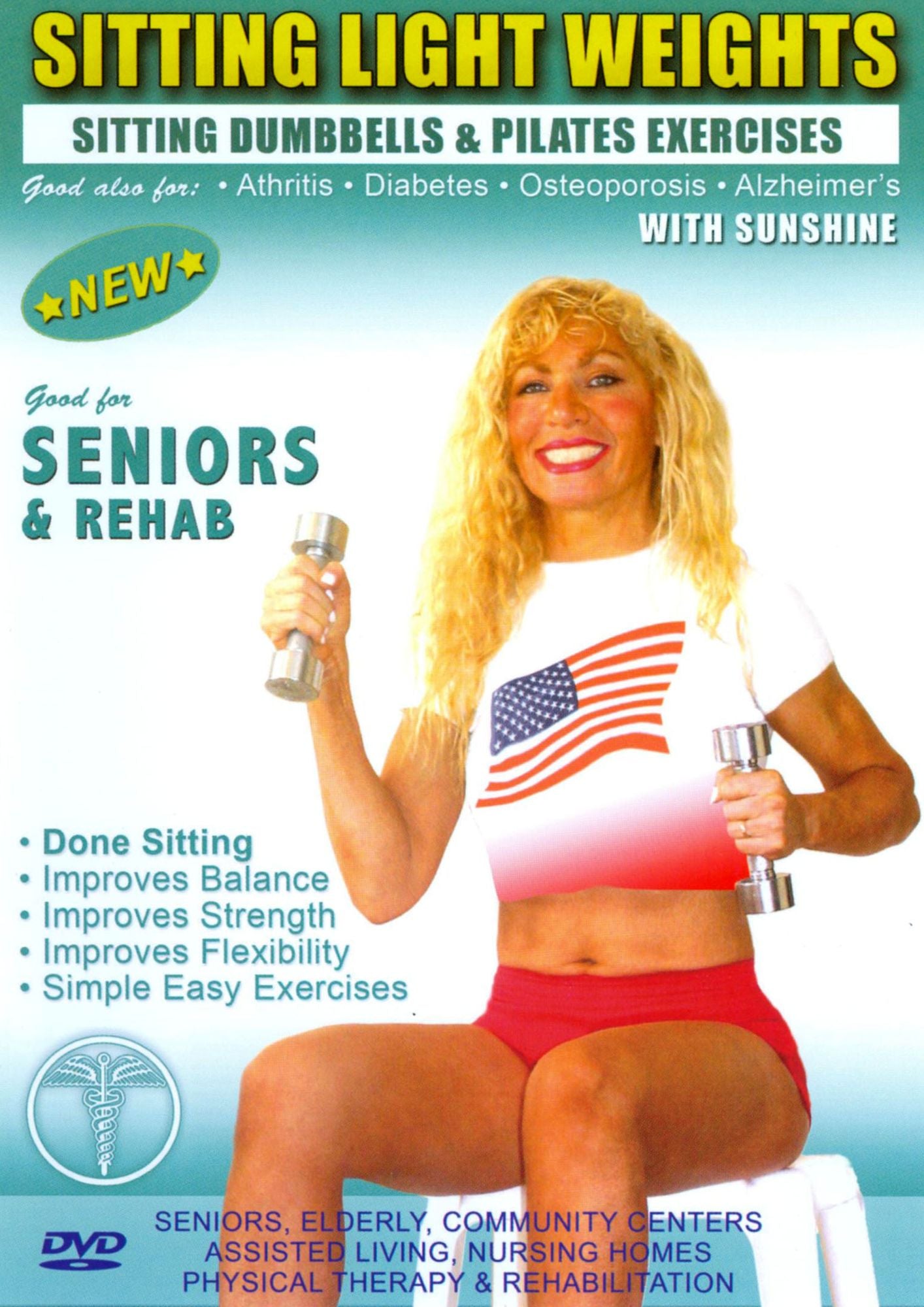 Easy Light Weights: Sitting Exercises - Calisthenics & Pilates with Sunshine
