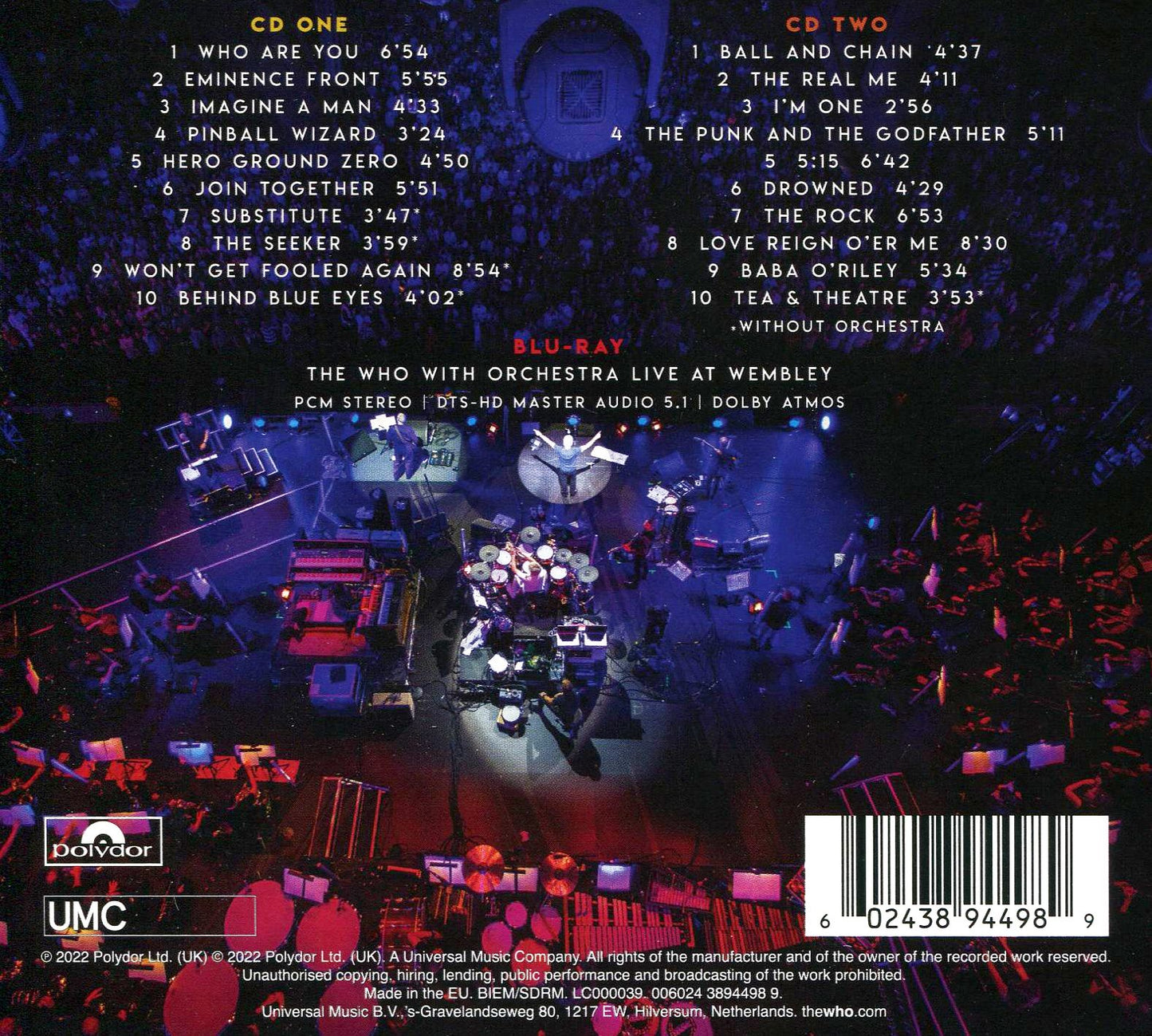 Who With Orchestra: Live At Wembley (Wbr)