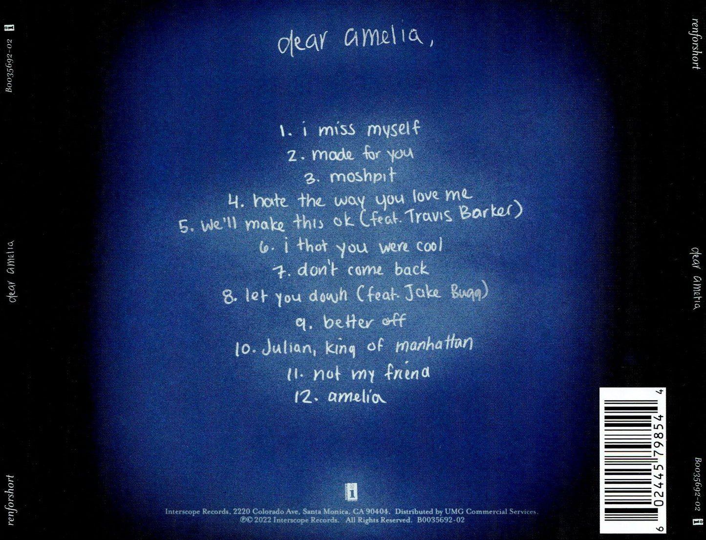 Dear Amelia