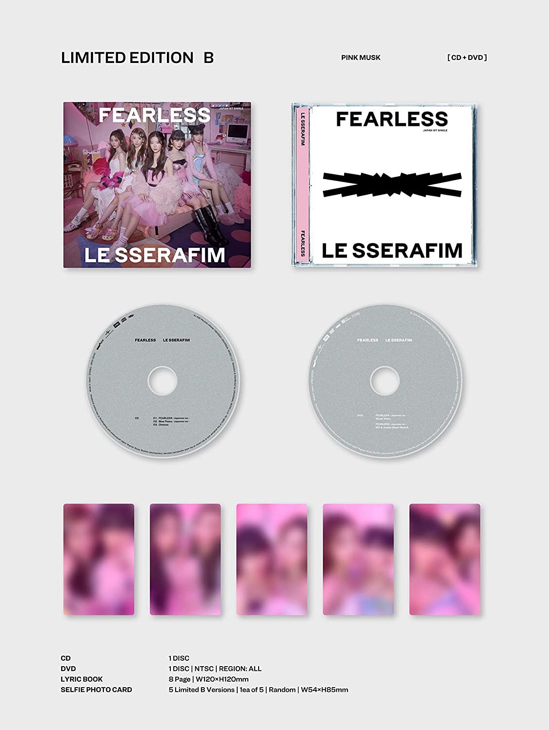 Fearless [Limited Edition B] (W/Dvd) (Ltd) (Wb)