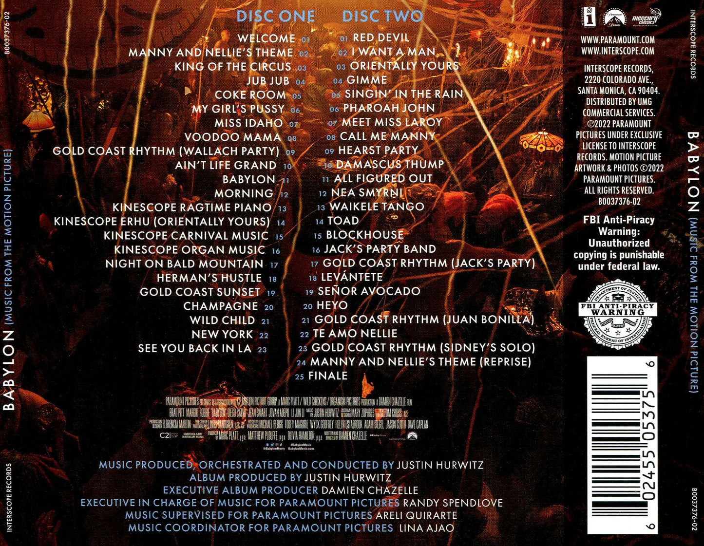 Babylon (Music From The Motion Picture)