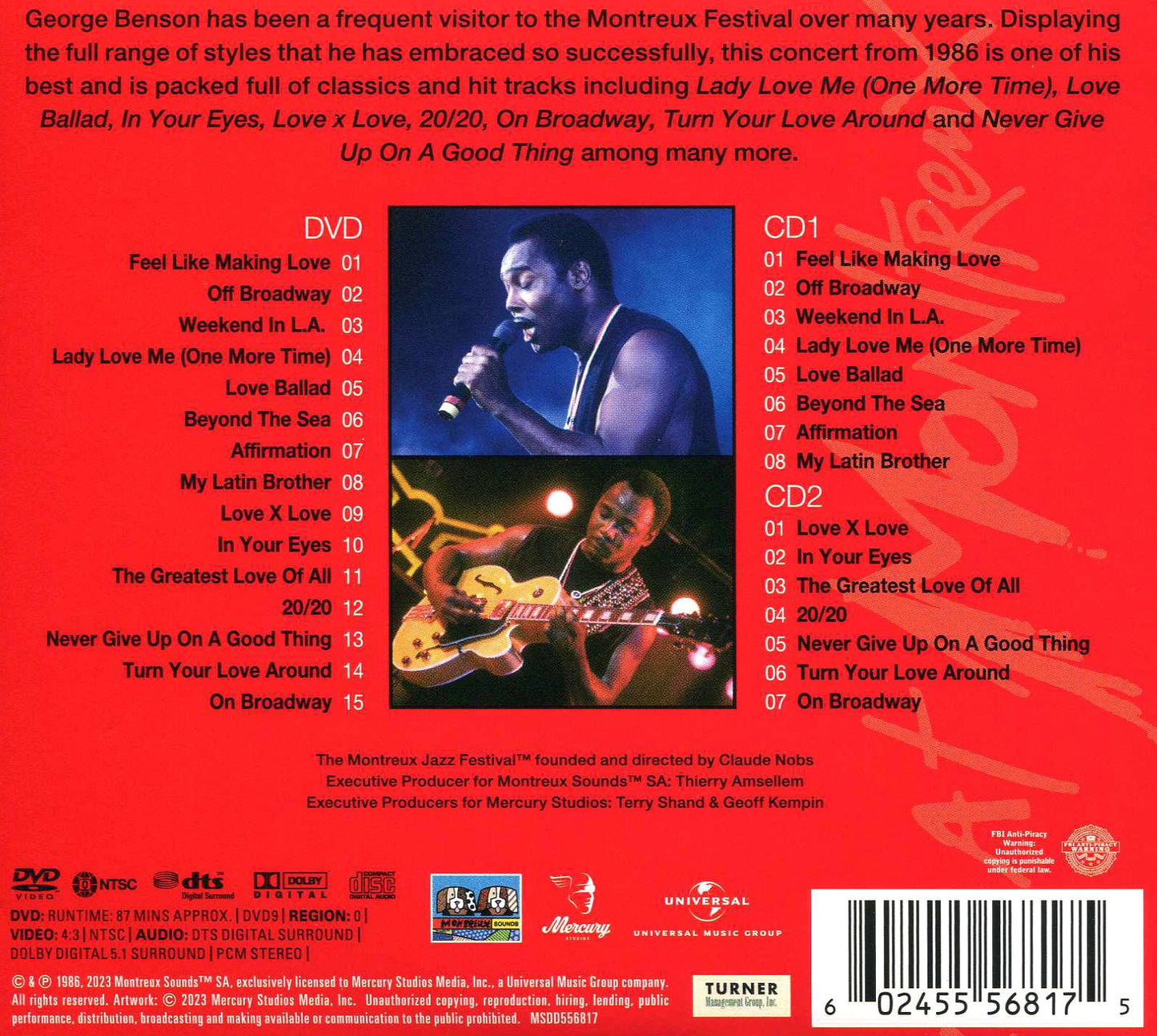 Live At Montreux 1986 (W/Dvd)