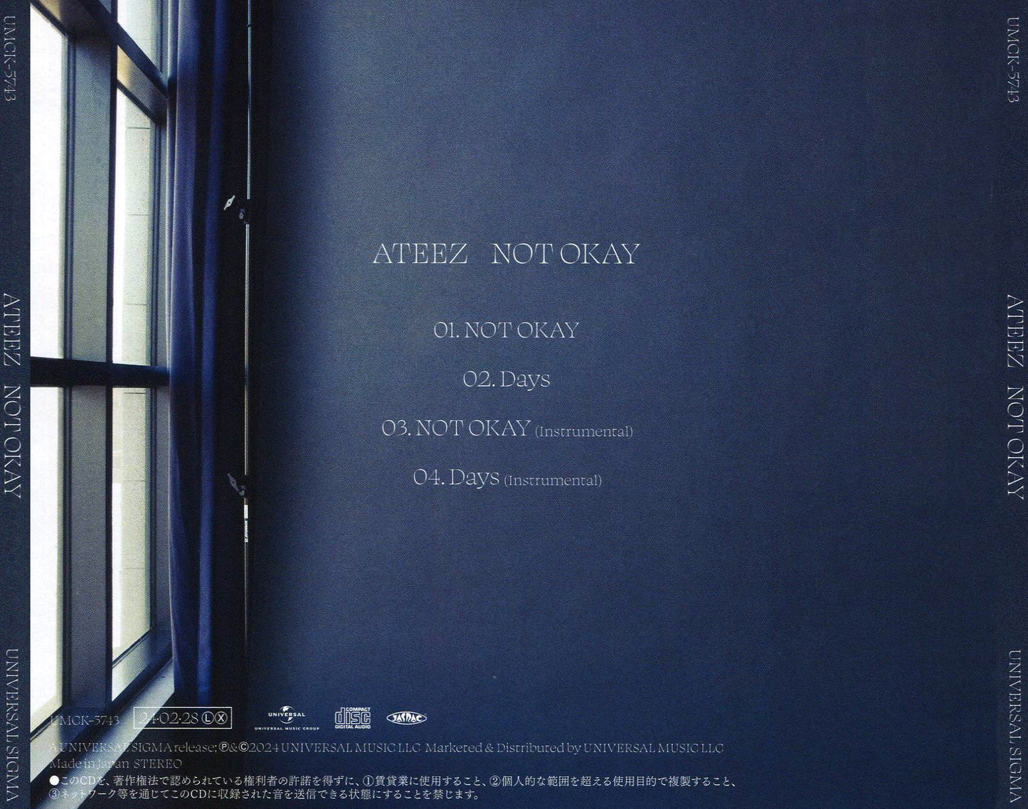 NOT OKAY [Standard Edition CD]